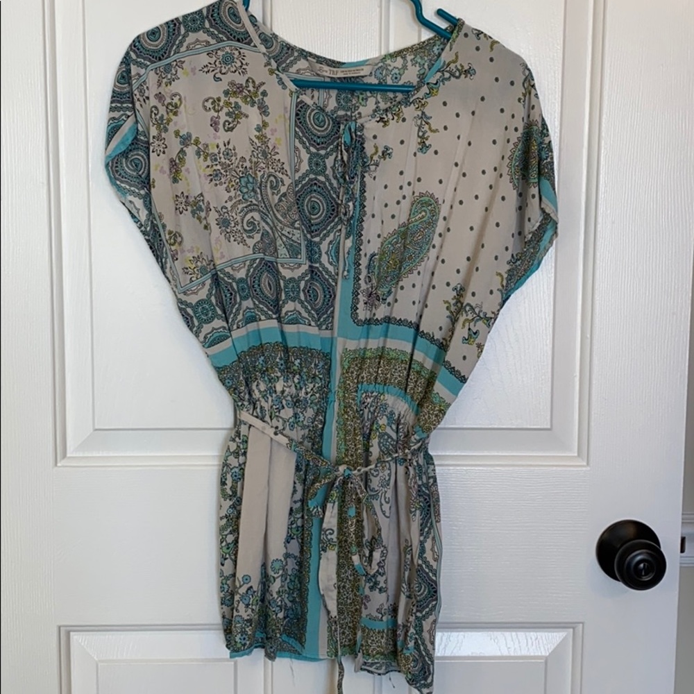 Zara TRF Multicolored Blouse Size M